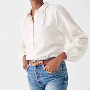 Faherty 
Doug Good Feather Journey Top